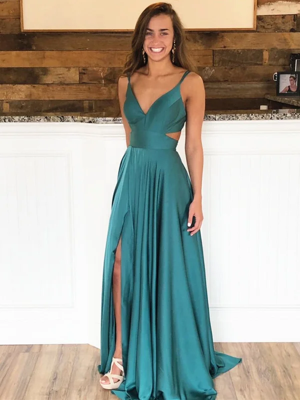 Sale Alert A Line V Neck Green Prom Dresses, V Neck Green Formal Evening Bridesmaid Dresses Sale Alert A Line V Neck Green Prom Dresses, V Neck Green Formal Evening Bridesmaid Dresses