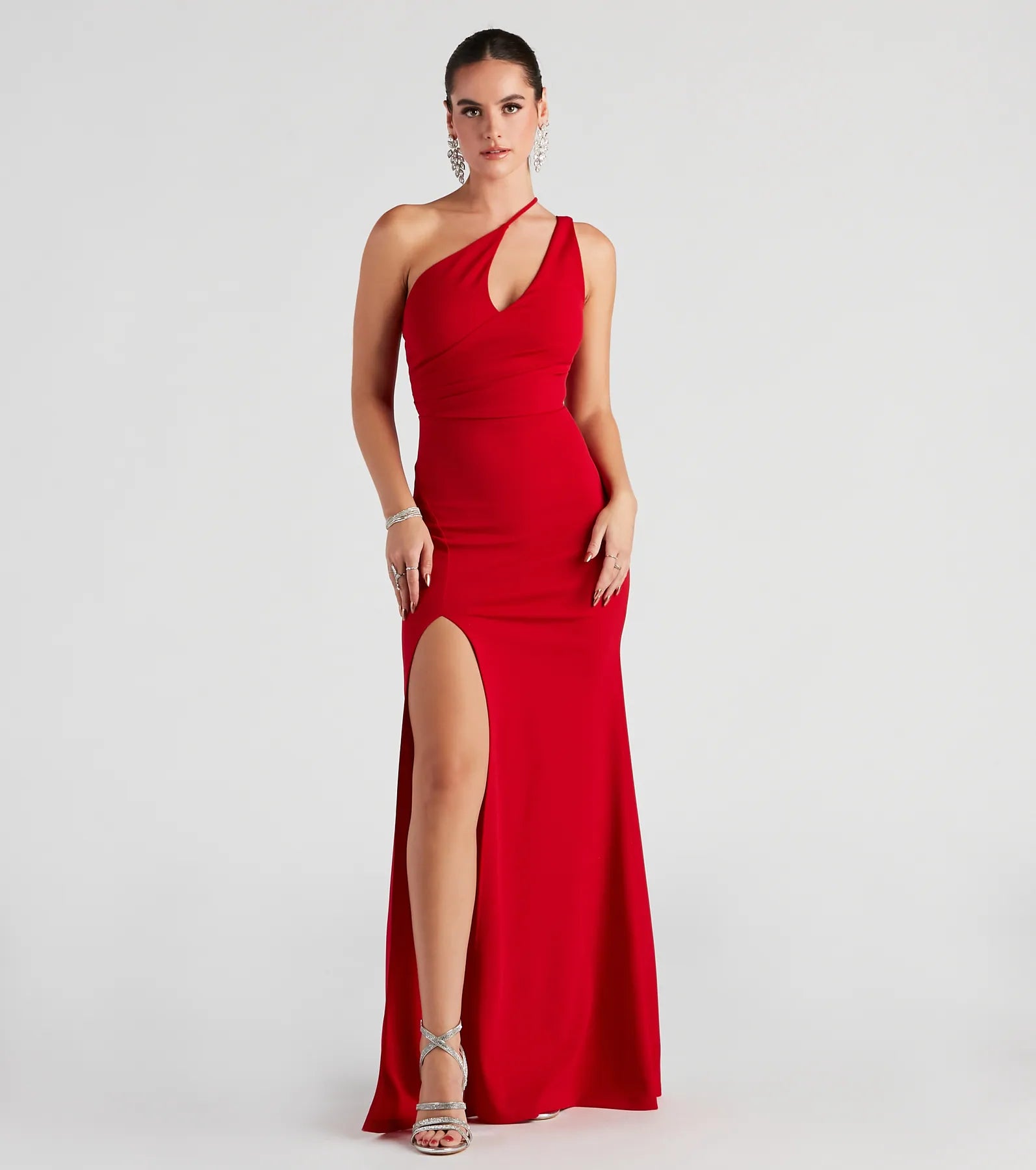 Limited-Time Flash Deal Alaina Asymmetric One-Shoulder Mermaid Dress
