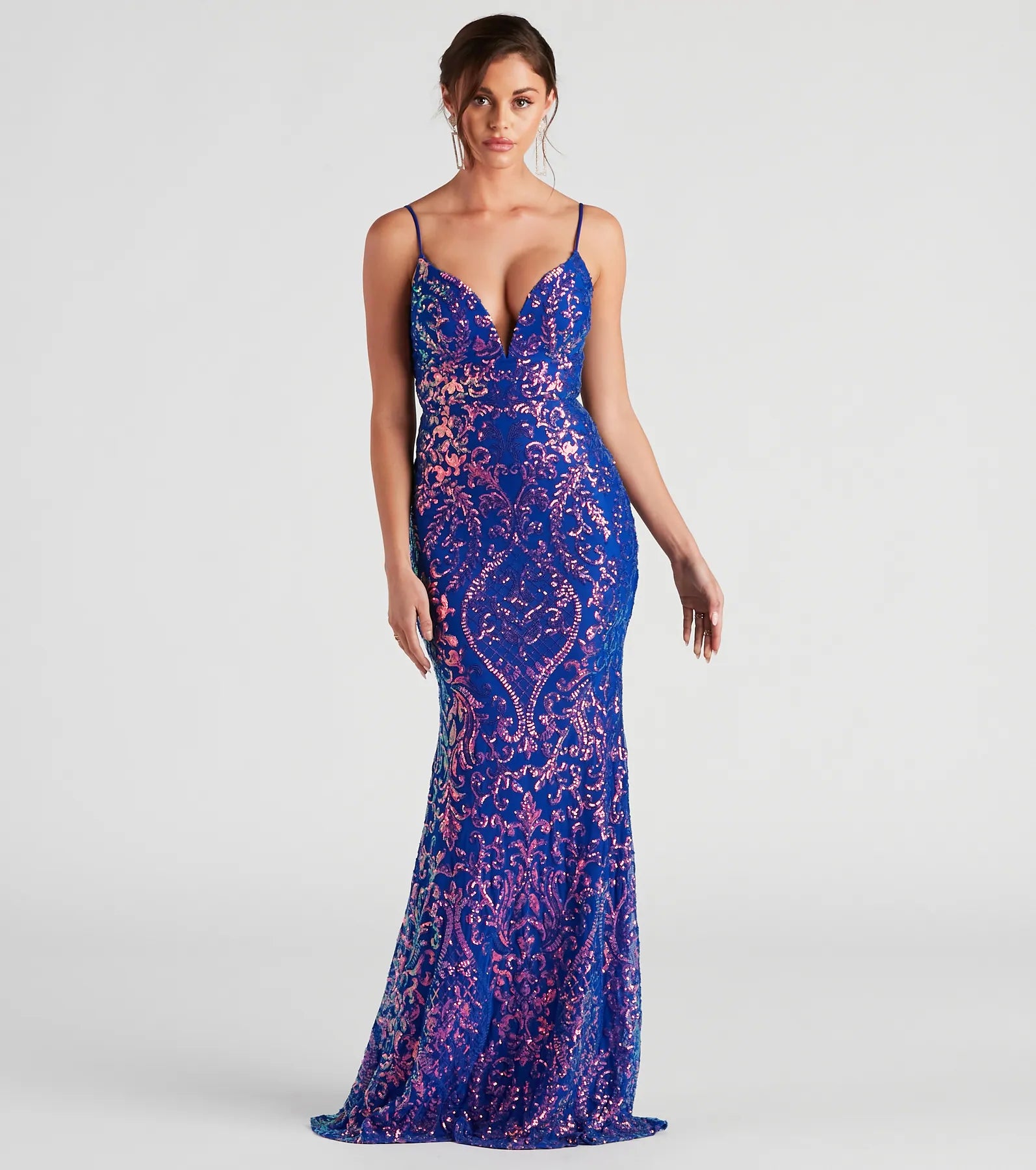 Weekend Big Savings Ariel Formal Sequin Mermaid Dress