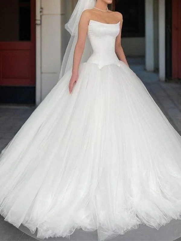 Buy More, Save More Ball dress straight tube and floor thin gauze fluffy and floor long wedding dress Buy More, Save More Ball dress straight tube and floor thin gauze fluffy and floor long wedding dress