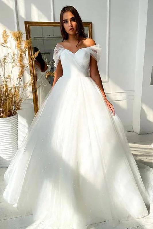 Massive Savings Event Ball Gown Off-the-shoulder Wedding Dress Tulle Bridal Dress,DS2672 Massive Savings Event Ball Gown Off-the-shoulder Wedding Dress Tulle Bridal Dress,DS2672