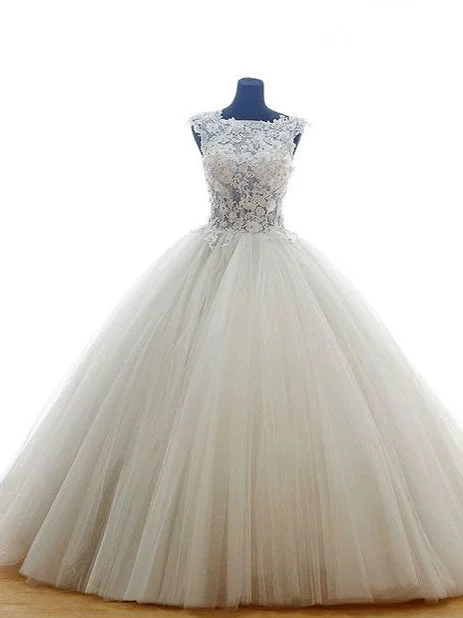 Weekend Big Discount Event Ball Gown Wedding Dresses Sweep Brush Train Appliques Sexy Bridal Gown JKW138 Weekend Big Discount Event Ball Gown Wedding Dresses Sweep Brush Train Appliques Sexy Bridal Gown JKW138