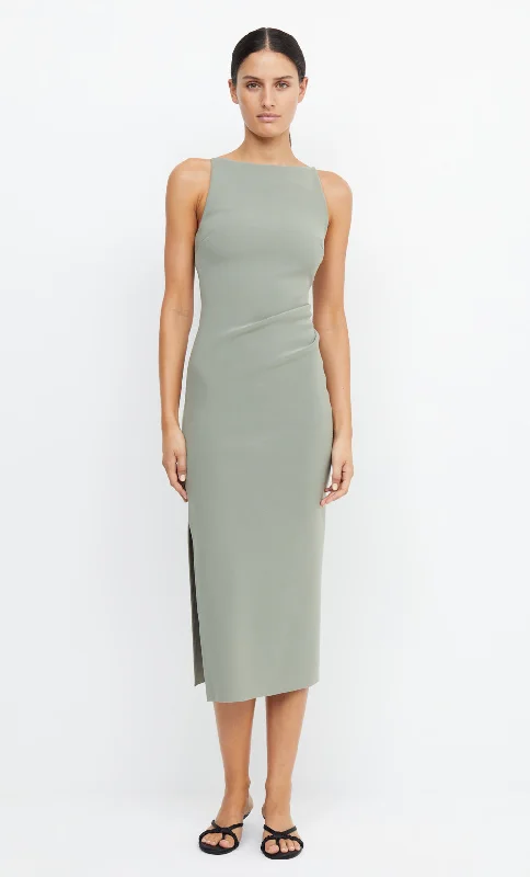 Weekend Special Bargains BE MINE TUCK DRESS - SAGE