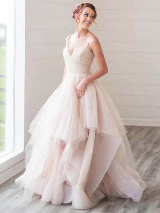 Weekend Markdown Madness Beautiful Wedding Dresses Spaghetti Straps Short Train Sexy Bridal Gown JKS263 Weekend Markdown Madness Beautiful Wedding Dresses Spaghetti Straps Short Train Sexy Bridal Gown JKS263