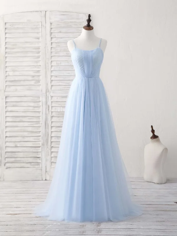 Weekend Deals You’ve Been Waiting For Light Blue Tulle A-Line Formal Party Dress Bridesmaid Dress,DP1442 Weekend Deals You’ve Been Waiting For Light Blue Tulle A-Line Formal Party Dress Bridesmaid Dress,DP1442