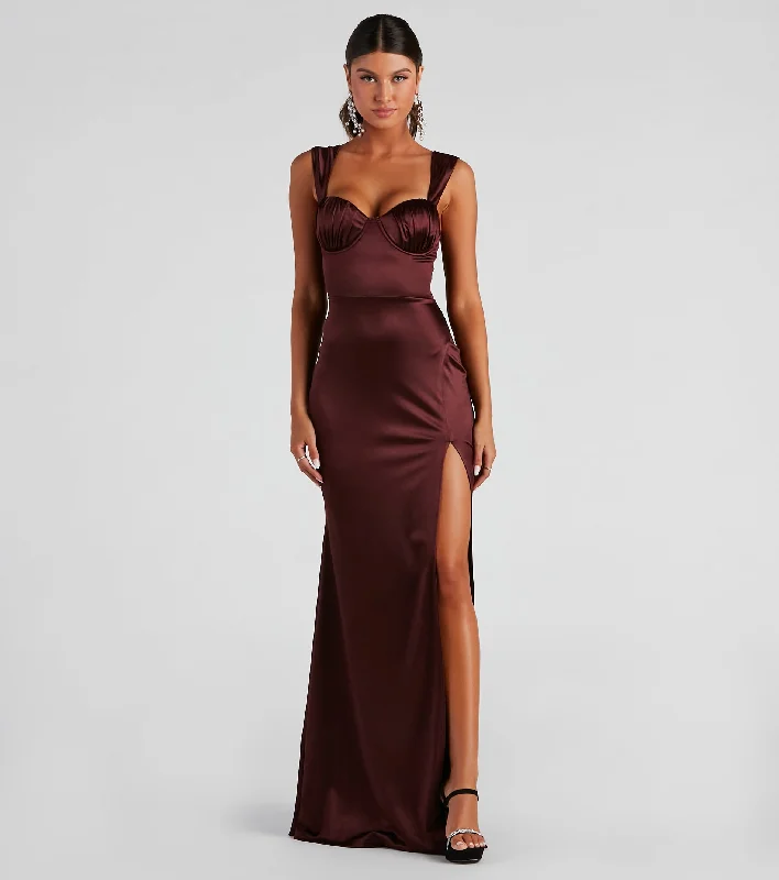 Mega Discounts Catrina Formal Satin Sweetheart Dress