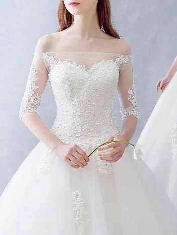 Best Prices This Week Chic Wedding Dresses Ball Gown Floor-length Tulle Ivory Bridal Gown JKS254 Best Prices This Week Chic Wedding Dresses Ball Gown Floor-length Tulle Ivory Bridal Gown JKS254