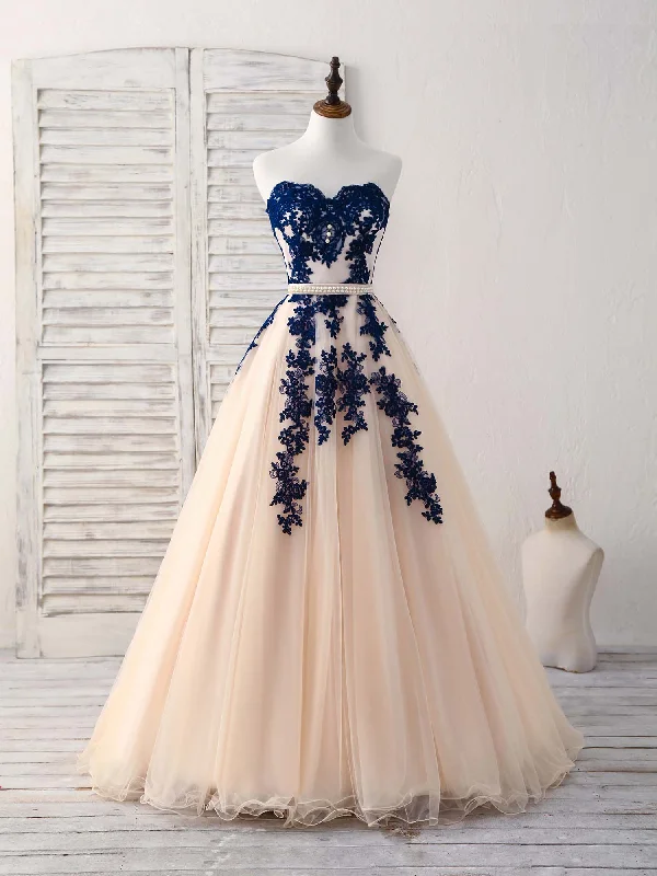 Weekend Hot Offers Sweetheart A-Line Tulle Appliques Formal Party Dress Bridesmaid Dress,DP1439 Weekend Hot Offers Sweetheart A-Line Tulle Appliques Formal Party Dress Bridesmaid Dress,DP1439