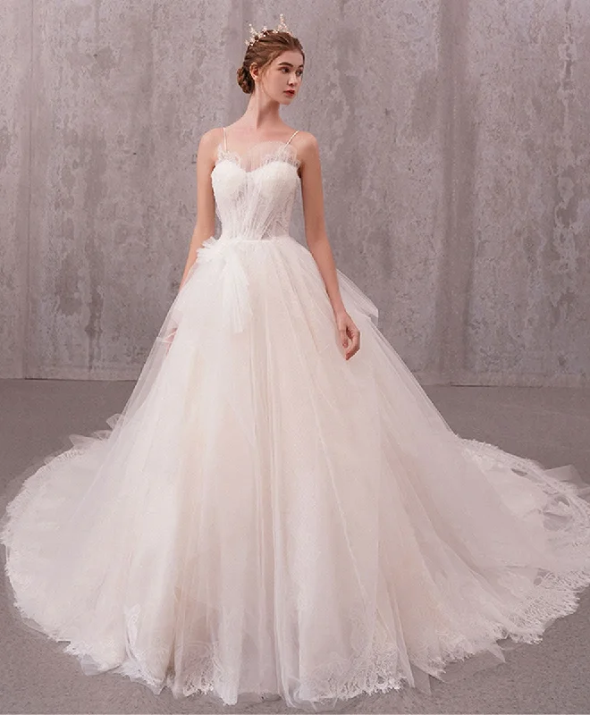 Limited Offer Elegant Sweetheart Tulle Lace Long Wedding Gown Bridal Dress