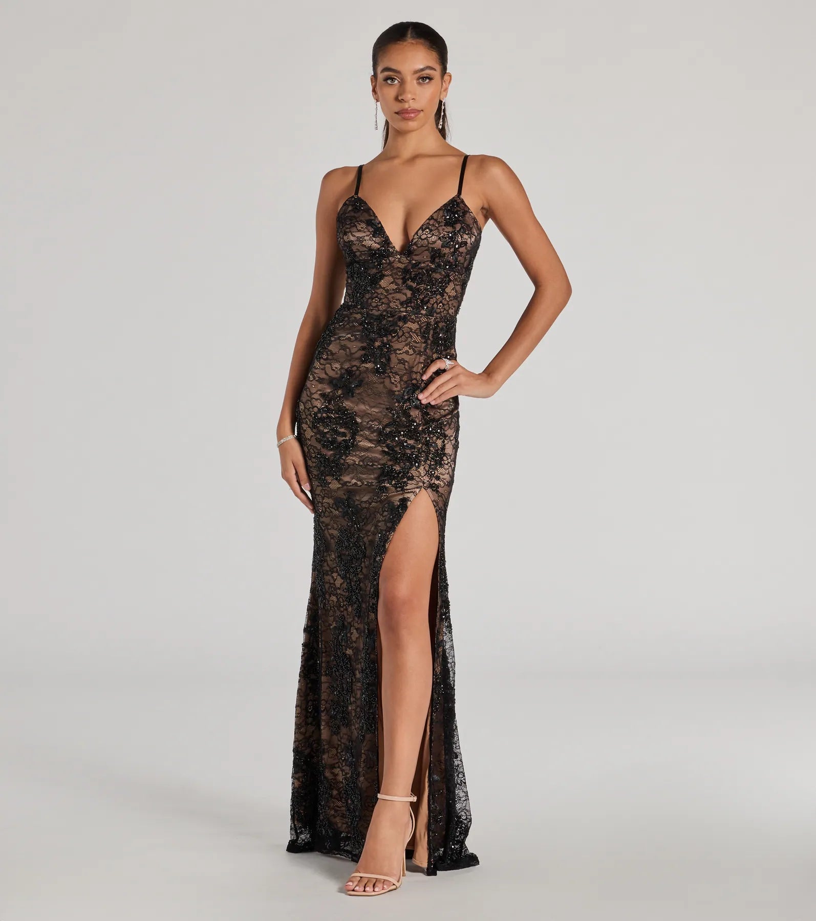 Big Offers Elodie Beaded Floral Lace Mermaid Dress