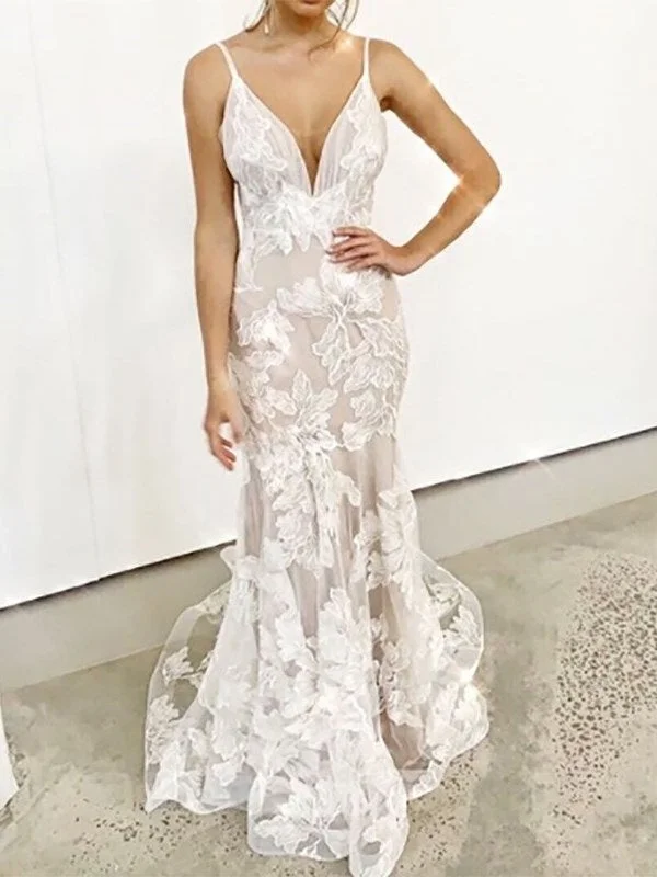 Deal Frenzy Floor-Length Trumpet/Mermaid Sleeveless Sweep/Brush Hall Wedding Dress,DS3796 Deal Frenzy Floor-Length Trumpet/Mermaid Sleeveless Sweep/Brush Hall Wedding Dress,DS3796