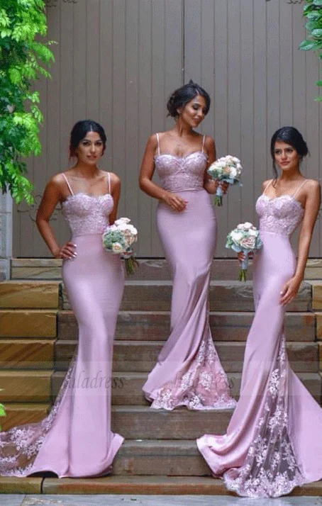 Weekend Discount Rush Gorgeous Spaghetti Straps Mermaid Lace Backless Long Bridesmaid Dress Weekend Discount Rush Gorgeous Spaghetti Straps Mermaid Lace Backless Long Bridesmaid Dress
