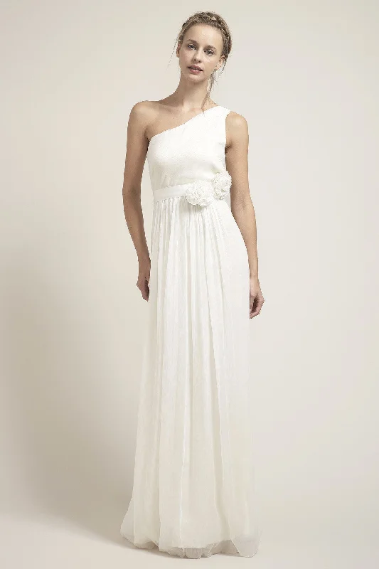 Weekend Exclusive Offers You’ll Love HB6225 Grecian One Shoulder Wedding Dress