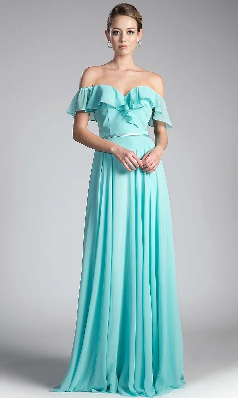 Weekend Bargain Bonanza Long Off-Shoulder Flowy Dress