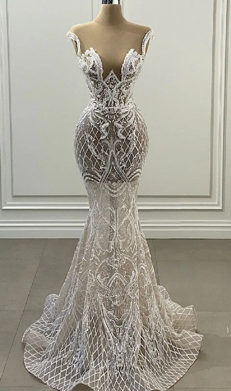 Shop & Save Big LONG MERMAID PROM DRESS EVENING DRESS WEDDING DRESS,DS4314