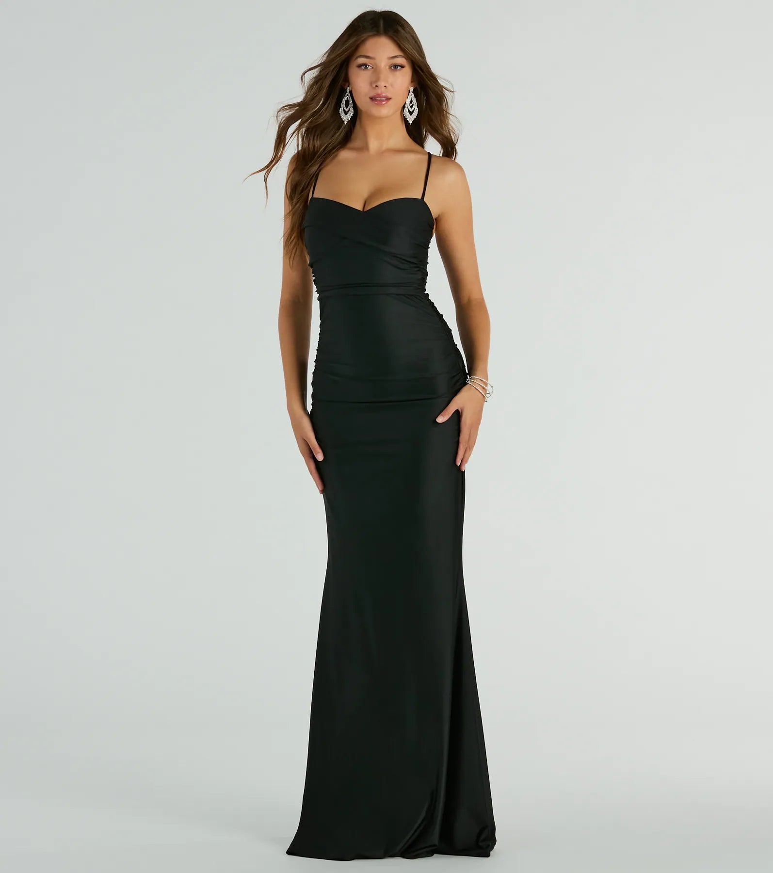 Weekend Exclusive Bargains Maisie Sweetheart Ruched Mermaid Formal Dress