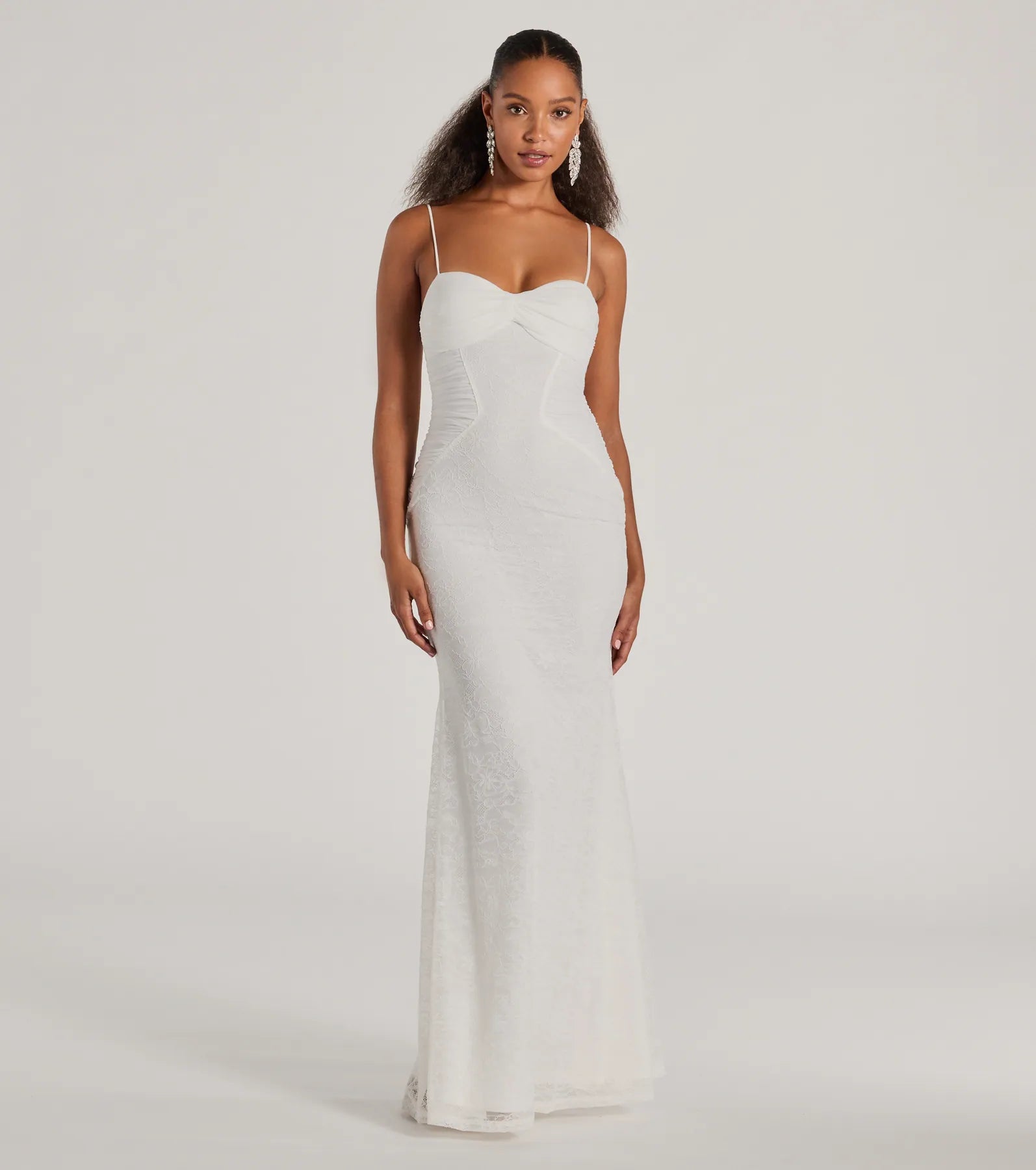 Shop Now and Save Meg Sweetheart Mermaid Lace Mesh Formal Dress