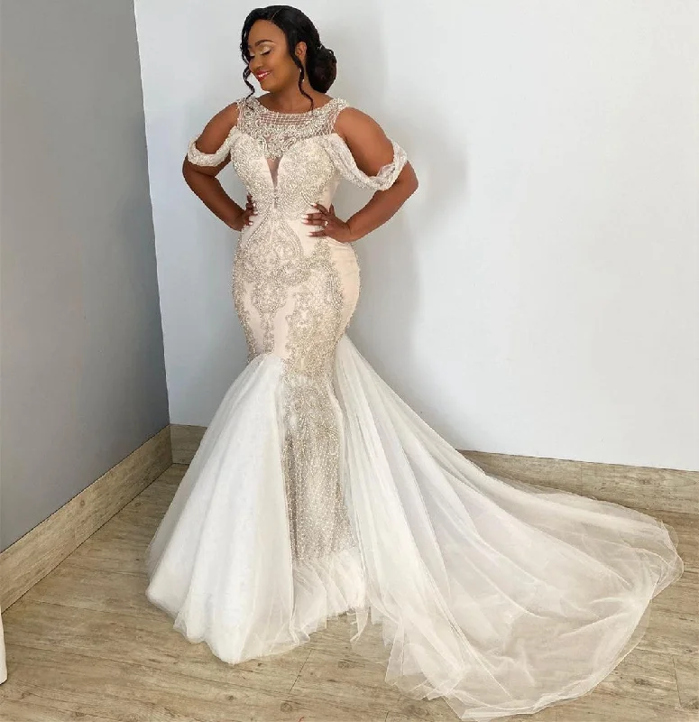 Weekend Best Price Deals New Style Off Shoulder Mermaid Wedding Dresses Bridal Gowns Beaded Applique Tulle Long Vestidos De Novia,LW034 Weekend Best Price Deals New Style Off Shoulder Mermaid Wedding Dresses Bridal Gowns Beaded Applique Tulle Long Vestidos De Novia,LW034