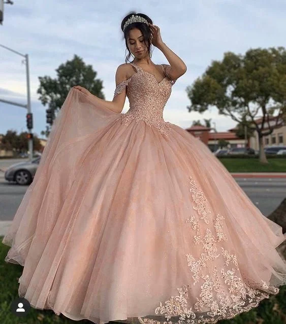 Instant Discount Pink Ball Gown Prom Dress Wedding dress,DS4525