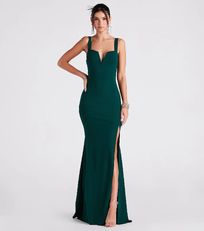 Weekend Mega Deals Rory Formal Crepe Mermaid Dress