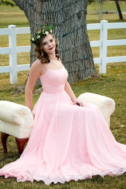 Big Savings Simple sweetheart pink chiffon long prom dress pink bridesmaid dress,DS2160 Big Savings Simple sweetheart pink chiffon long prom dress pink bridesmaid dress,DS2160