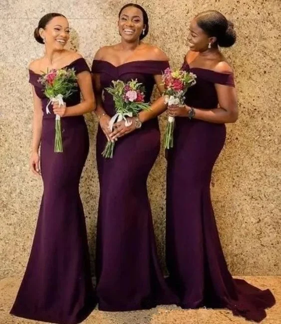 Flash Offer South African Bridesmaid Dresses For Women Mermaid Off The Shoulder Purple Long Cheap,DS4035 Flash Offer South African Bridesmaid Dresses For Women Mermaid Off The Shoulder Purple Long Cheap,DS4035