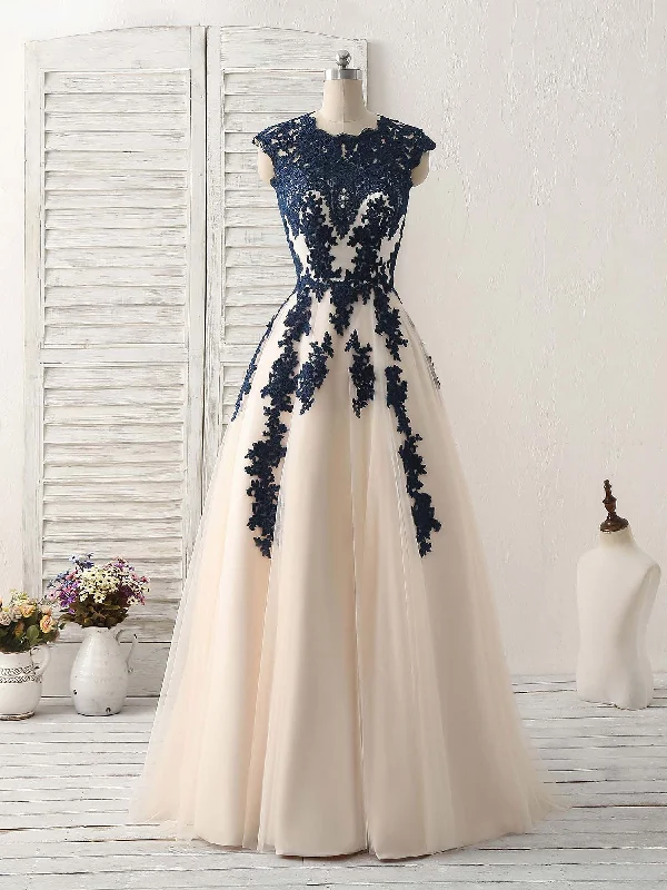 Weekend Markdowns A-Line Tulle Appliques Formal Party Dress Bridesmaid Dress,DP1440 Weekend Markdowns A-Line Tulle Appliques Formal Party Dress Bridesmaid Dress,DP1440