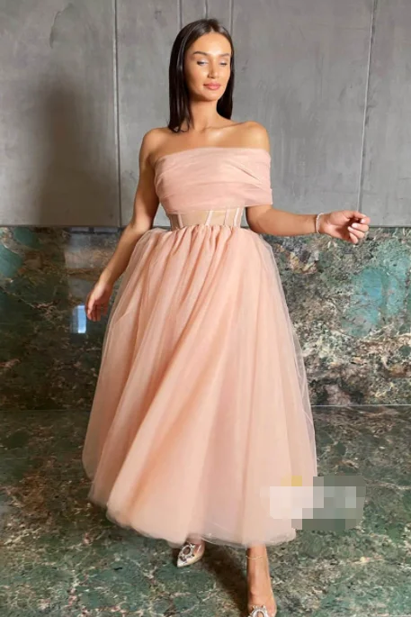 Get It Now Tea length wedding dresses,DS4334