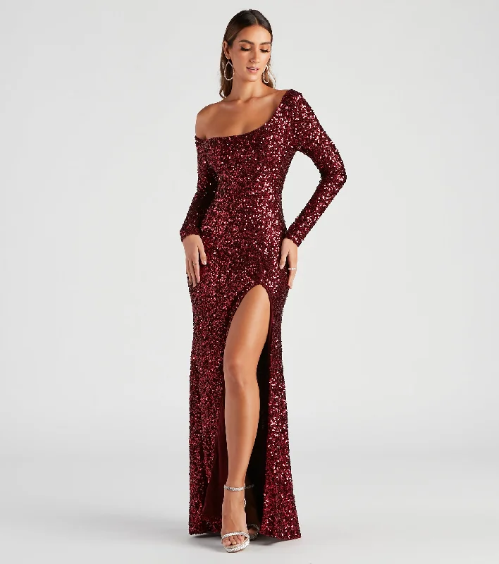 Deal of the Week Wendy Sequin Off The Shoulder Dress
