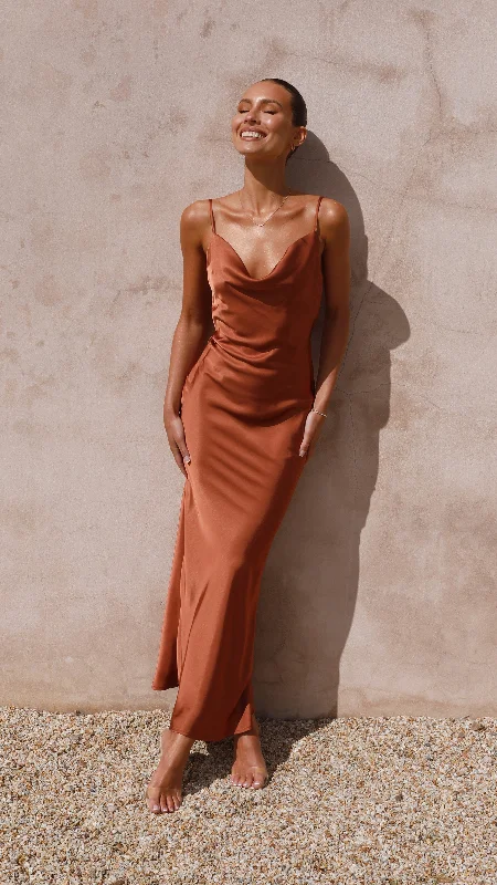 Limited Time Only Willow Maxi Dress - Copper