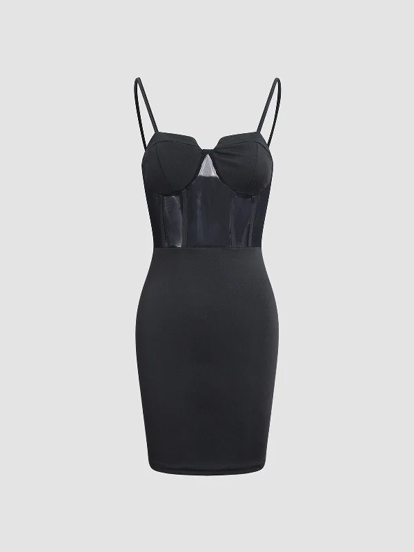 Weekend Buy One Get One TastyHottie - Bodycon Mesh Corset Short Dress