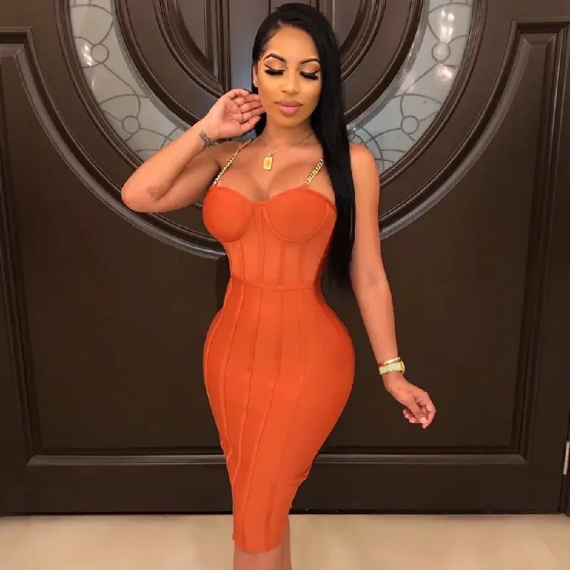 Weekend Sale Frenzy Lace Bodycon Runway Bandage Dress