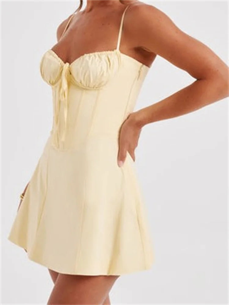 Deal of the Week Y2K Corset Bodycon Sexy Sequined Tie-Up Mini Dresses