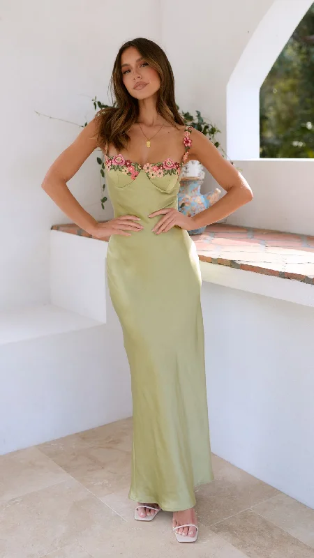 Weekend Deals You’ve Been Waiting For Aurora Maxi Dress - Lime