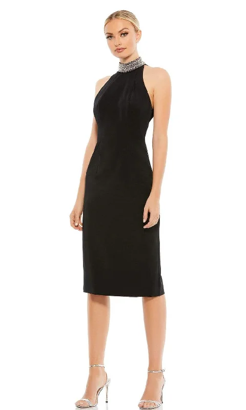 Special Offers Ieena Duggal - 26682 High Neck Midi Formal Dress
