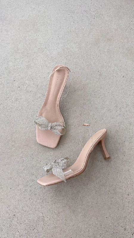 Weekend Bargain Deals Jasmina Heel - Nude/Clear