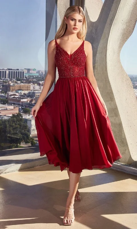 Buy More, Save More Tea Length Party Dress CD0225 By Ladivine