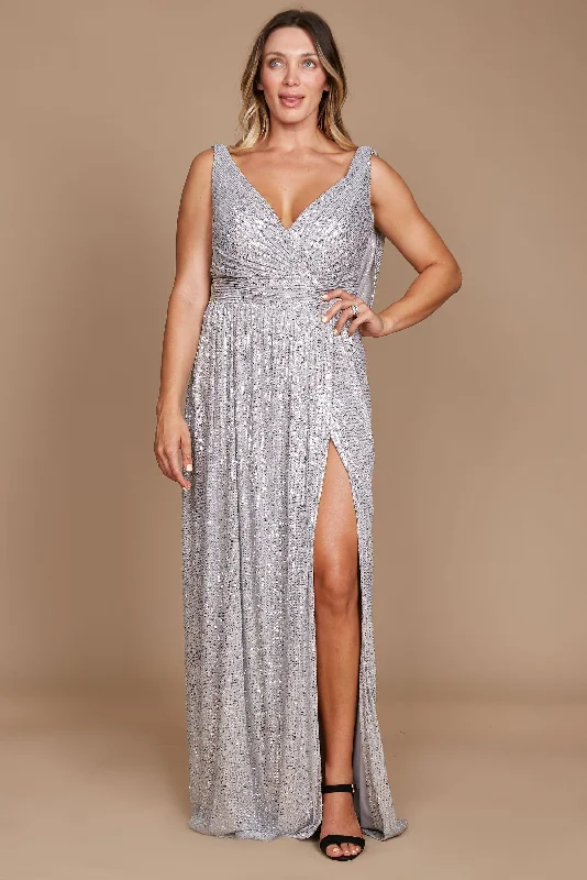 Best Price Ever Dylan & Davids Plus Size Formal Dress Fully Sequin Gown