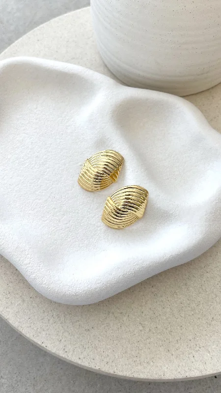 Weekend Must-Have Offers Winona Earrings - Gold