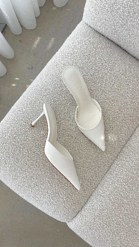 Shop & Save Xayden Heel - White